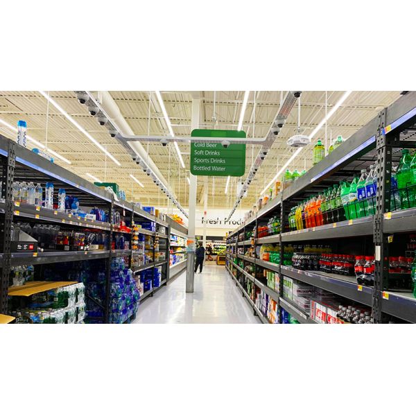 Office LED Linear Strip Light Fixture / Suspended Linear Pendant Lighting