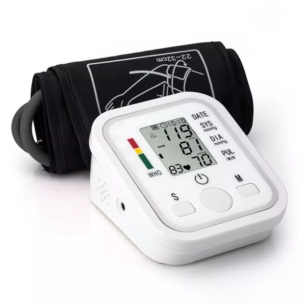 Arm Automatic BP Monitor Sphygmomanometer Measuring Machine Digital Electronic Blood Pressure