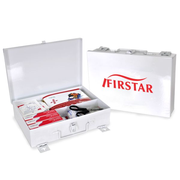 Small Office Wall Mounted First Aid Kit Boxes Metal First Aid Cabinet Supplies