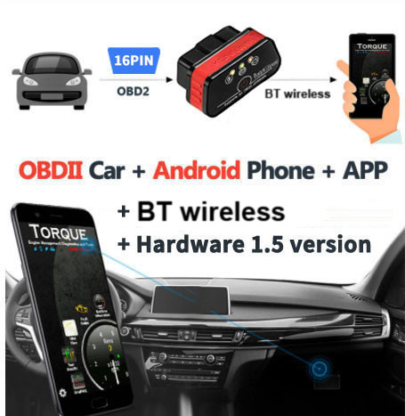 Hot popular model KONNWEI Wireless Android Car Scanner Bluetooth Engine Scanner OEM Service