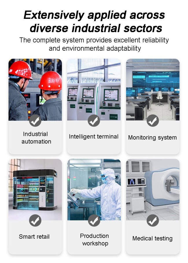 15.6 Inch Wall Mount Rugged Ip65 Waterproof Monitor Open Frame Touch Pc Screen Cabinet-Embedded Industrial Touch Display