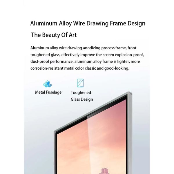 Outdoor Floor Standing Android Indoor Digital Signage 32 Inch Exhibition