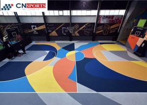 Buy cheap Soundproof SPU Flooring , IAAF Synthetic Basketball Flooring product