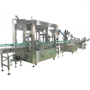 China Automatic 4 Heads Liquid Olive Oil Filling Machine for Sunflower Oil Guanhong Company on sale