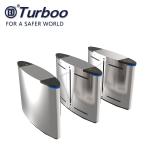 Stainless Steel SUS304 Pedestrian Barrier Gate Safety Access Control Brushed