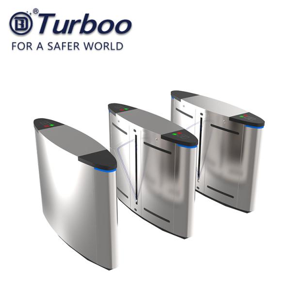 Stainless Steel SUS304 Pedestrian Barrier Gate Safety Access Control Brushed