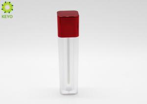 Buy cheap Square Shape Lip Gloss Tubes , Clear Plastic Material Lip Gloss Containers product