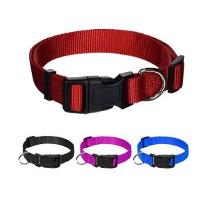 Buy cheap Adjustable Classic Dog Training Collars Solid Colors Reflective Dog Collar product