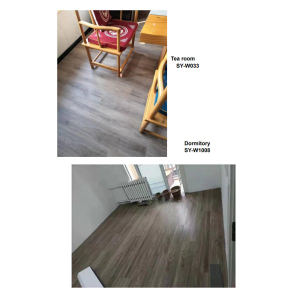 6mm Water Resistant Vinyl SPC Click Flooring Scratch Proof Anti Skid GKBM JR-W17023