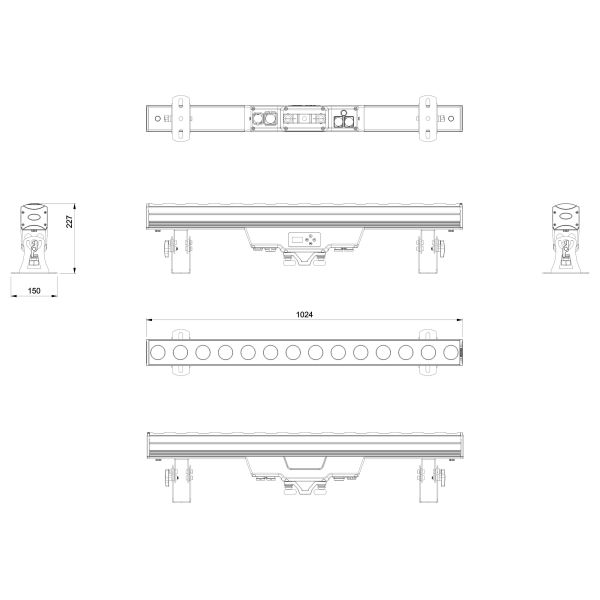 Waterproof LED Stage Bar