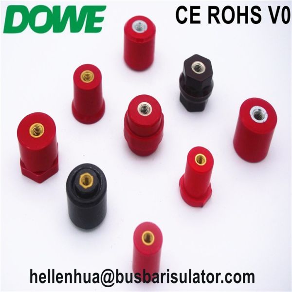 hex type brass insert electrical insulator 2035m8 in solar power