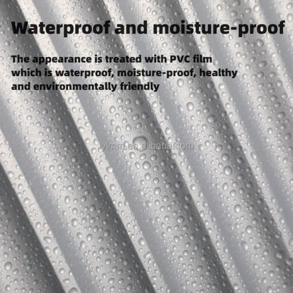 Brushed Surface WPC Panels PVC WPC Wall Panels for Indoor Interior Decoration Fence