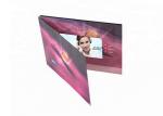 Art Paper LCD Video Business Cards With Rechargeable 500-3000MAh 4GB Memory
