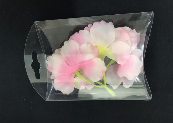 Quality plastic clear pillow box gift packaging box favor box China manufacture for sale