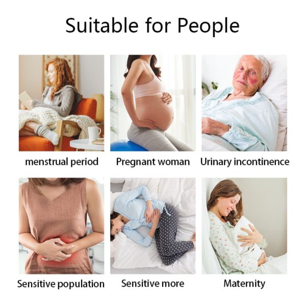 Heavy Flow Eco Friendly Reusable Sanitary Pads Fibre Sanitary Bamboo Cloth Pads High Absorbency