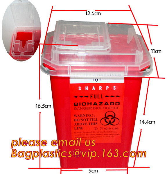 Professional Certification Medical Cardboard Collect Disposal Sharp Containers For Sale, Disposable Medical Sharp Contai