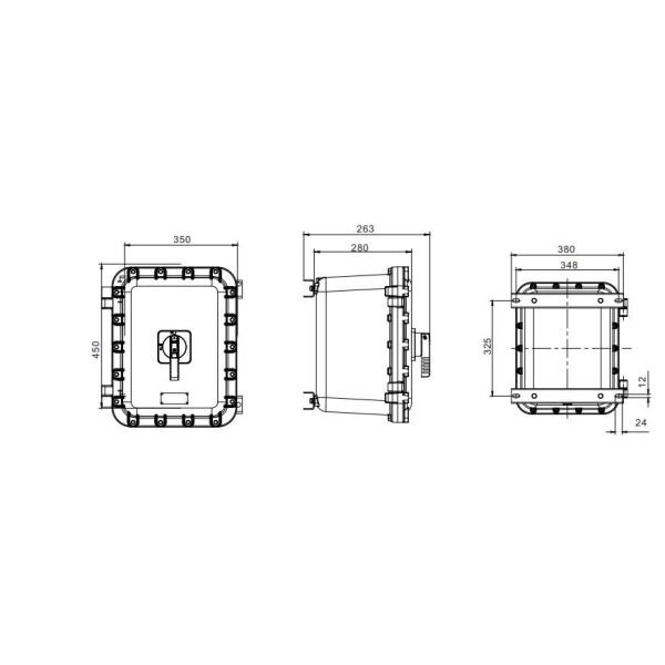Class 1 Division 1 Explosion Proof Junction Box ABS