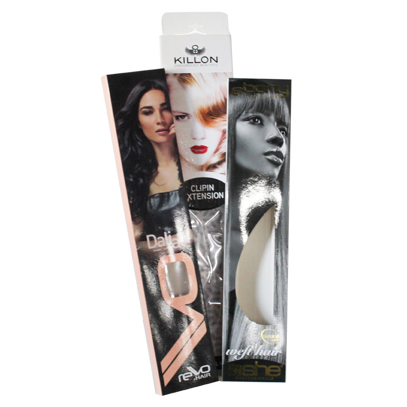 Buy cheap Rectangle Hair Extension Packaging Wig Box Packing Luxury Oiled Printing product