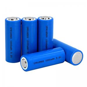 China 3.2v 1000mAh AA 18500 LFP Battery Cell 3.2Wh Lithium Iron Phosphate on sale