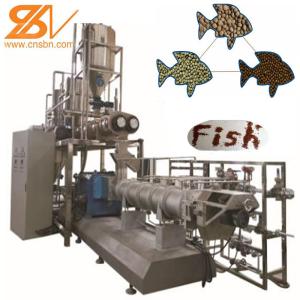 SLG95 Fish Feed Extruder Pellet Making Machine Engineer Install Service