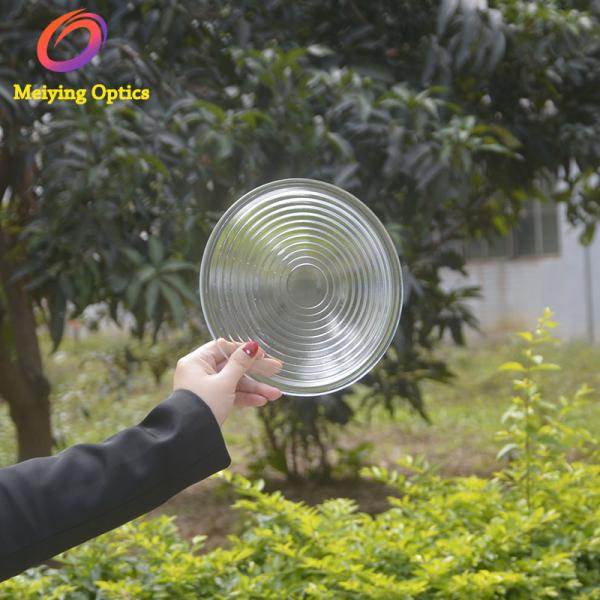 Quality Wholesale diameter 300mm pressed borosilicate glass fresnel lens for stage lighting for sale