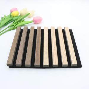 Buy cheap PET WPC Acoustic Wall Panels Board With Flame Retardant Insulation product