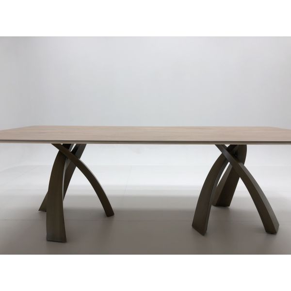 Luxury New Design Metal Dining Room Furniture Italian Ceramic Marble Dining Table Set