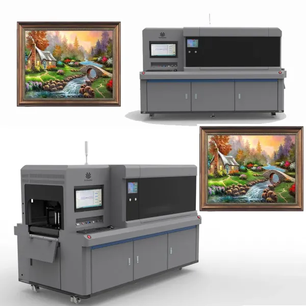 Industrial Single Pass UV Printer with 200 Sqm/H Printing Speed, 1200 X 1200 Dpi Resolution, and LED UV Lamp Drying System