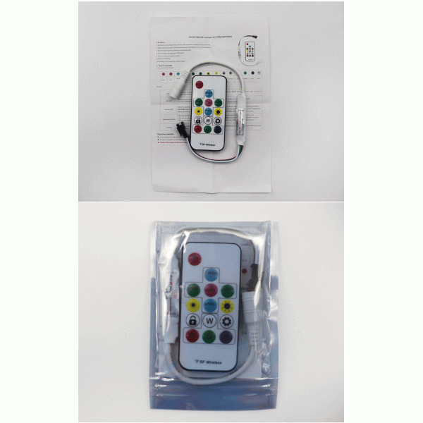 14 keys 3 pin LED Mini Controller , Sp002e Pixel Controller for LED light module