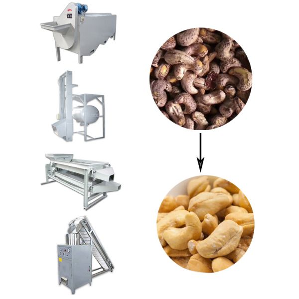 400kg Food Nut Production Line Beverage Cashew Making Machine