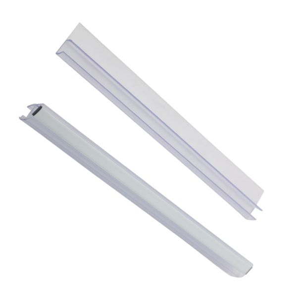 Frameless 6-12MM Tempered Glass Shower Door Sealing Strip with Waterproofing PVC Seals