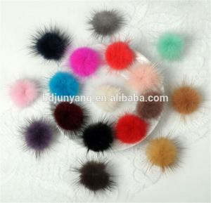 Buy cheap Good quality fashion accessory fur pom pom mobile phone and bag pendant mink fur ball keyc product