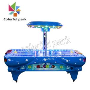 China Commercial Coin Operated Air Hockey Table star light Blue Color on sale