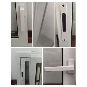 PVC Plastic UPVC Double Glass Horizontal Slide Window