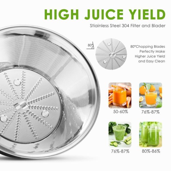 1000 ml new original Electric Juicer Juicer Machine Fruit and Vegetable Juicer Extractor Wide Mouth Centrifugal Dual-Sp