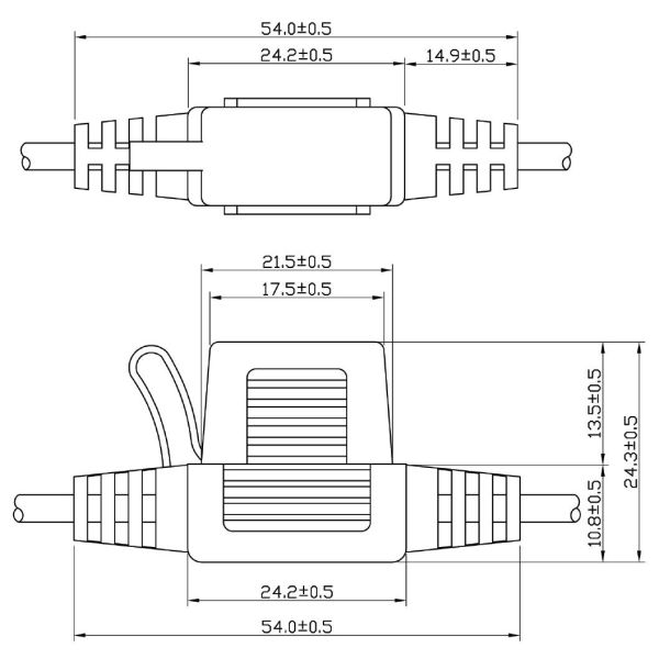 APM IP65 Blade Fuse Holders / Automotive Inline Fuse Holder