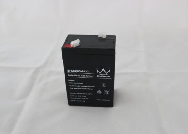 Quality 6v 4ah Rechargeable Sealed Lead Acid Battery For Emergency Light And Security System for sale