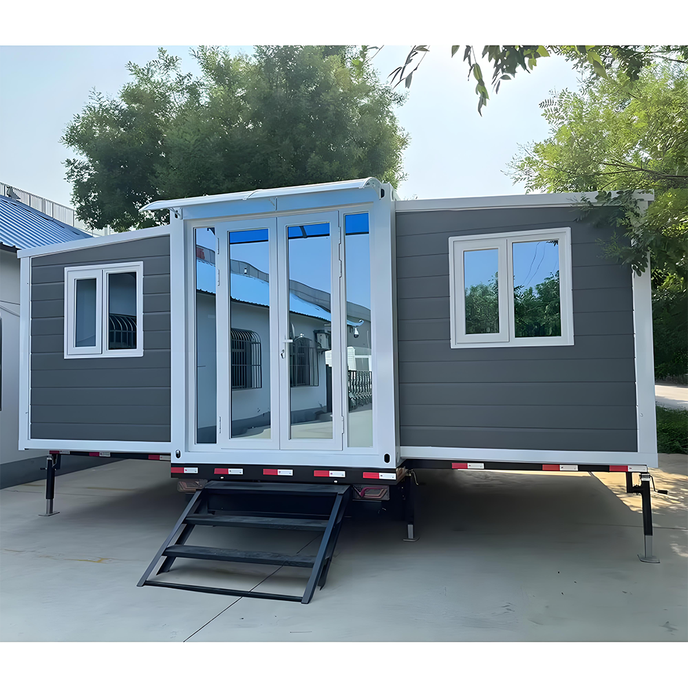 Hurricane-Resistant Heat-Resistant Light Steel Prefabricated House Demountable Expandable Design with Sandwich Panel Material