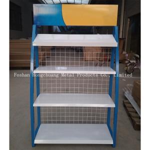 Buy cheap Modernization Style H850mm Car Accessories Display Rack With Blue product