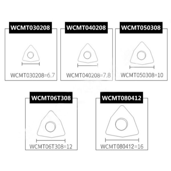 CNC Carbide Insert For Stainless Steel WCMX080412 U Drill Use