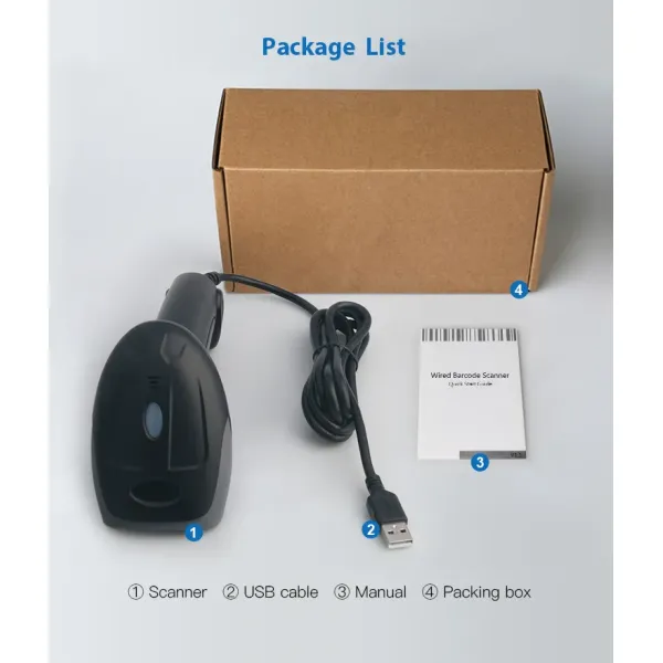 DS2806-1D 1D Barcode Scanner 300 Scans/Sec USB RS232