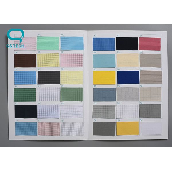 China Plain Style Anti Static Polyester Fabric , Electrostatic Dissipative Materials OEM on sale