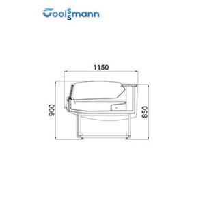 Frost - Free Meat Display Freezer