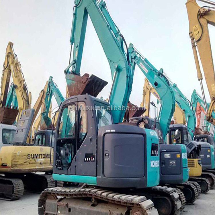 low working hours second hand crawler excavator kobelco 135/original color used kobelco 135 on sale