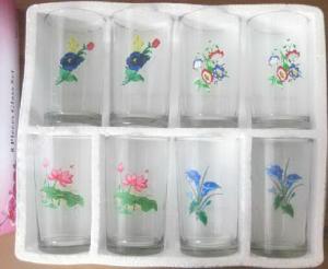 Buy cheap 230ml Gift Glass set with flower product