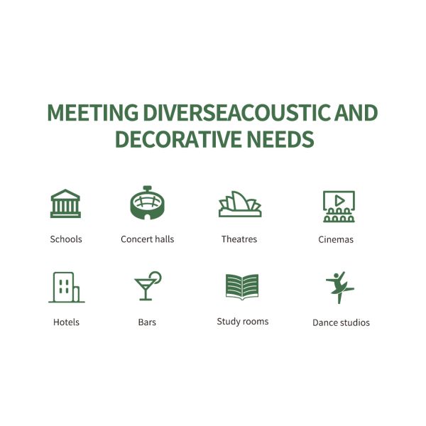 3700G/M2 Density Acoustic Ceiling Cloud Heat Insulation And Dustproof