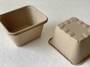 China WaterProof Dry Press Moulded Fibre Packaging Fruit Containers 100% Recyclable on sale