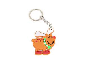 Buy cheap Rubber Soft PVC Keychains Custom Create 3D Embossed Christmas Gifts product
