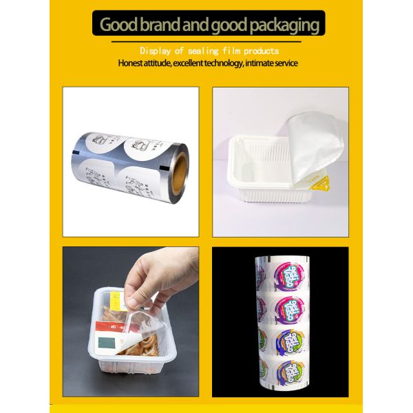 Heat Sealable Heat Sealable Peelable Lidding Films Top Sealing