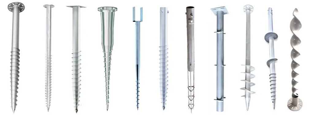 Helical Screw Piles for Foundation Solar Support Spiral Galvanized